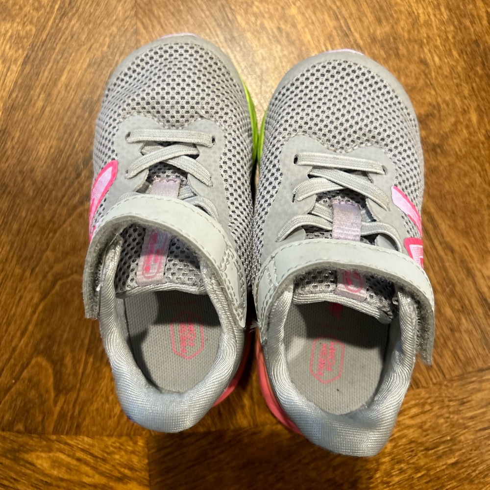 New Balance Kids Sneakers - Gray and Pink